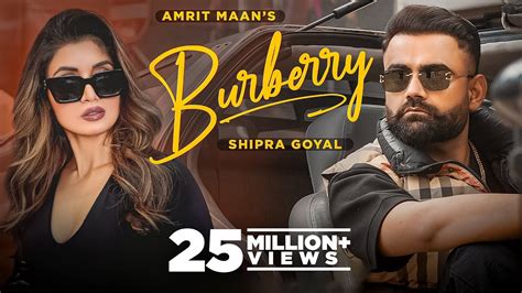 burberry sport punjabi song|shipra goyal burberry song.